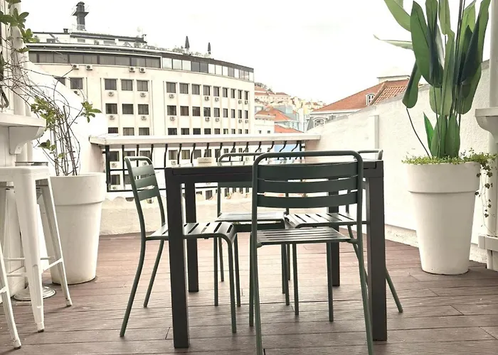 Fabulous T2 With Balcony In Rossio Apartmán